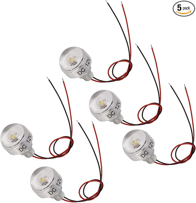 5PCS LED In Ground Well Light, DC 12V 1W Mini Landscape Well Lights, Embedded Spotlight, LED - Outdoor Path Light | Lumora