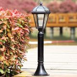 Lights Outdoor Antique Rustproof Aluminum Patio Street Light Industrial Retro Edison E27 Metal Pillar Lamp | Lumora