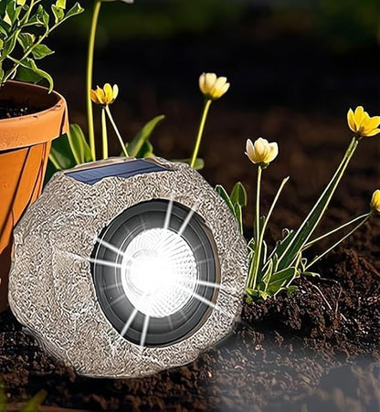 Solar Rock Lights Outdoor – IP65 Waterproof Solar Spot Lights for Yard, Path, & Landscape – Auto On/Off for Garden,Sidewalks, Patios & Outdoor Decor (1)