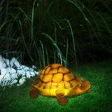 TIJNN Solar Turtle Lights Deck Decorative Lighting Statue Lawn Patio Backyard Outdoor Garden Decoration | Lumora