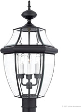 Urban Ambiance Luxury Colonial Outdoor Post Light, Large Size: 23" H x 12.5" W, with Tudor Style Elements | Lumora