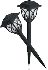 Solar Lights Outdoor Waterproof, 2Pack LED Solar Garden Lights, Outdoor Decorations, Garden Decor for Yard, Patio | Lumora