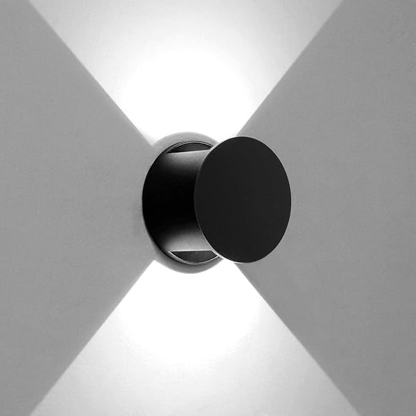 Kawell 8W Modern LED Wall Sconce Light Up Down Waterproof Outdoor Wall Lamp Indoor Hardwired for Bedroom Bathroom | Lumora