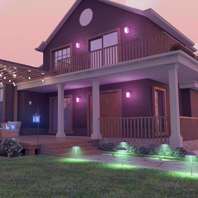 Feit Electric OneSync Oil Rubbed Bronze Bronze Solar Powered 40 W LED Bollard Light 1 pk