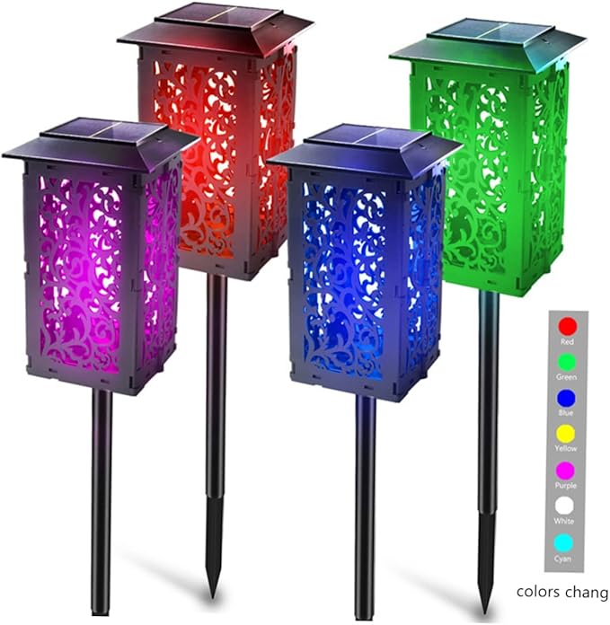 Led Solar Lights Outdoor Garden Decor Solar Pathway Lights Spot for Patio Decorations