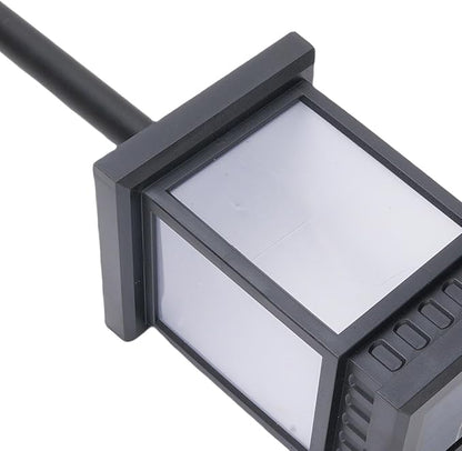 Solar Pathway Light, Warm LED, Hexagram Design, IP44 Weather-Resistant, Auto On/Off, 10-12 Hours Illumination
