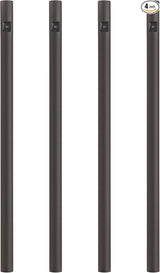Solus 7-Foot Direct Burial Lamp Post – Aluminum Outdoor Light Pole with Dusk-to-Dawn Sensor – Fits 3" Fixtures – | Lumora