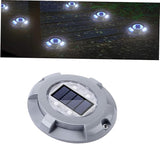 SUPVOX Solar Ground Lights: Aluminum Alloy Automatic Led Solar Driveway Lights for Garden - Outdoor Path Light | Lumora