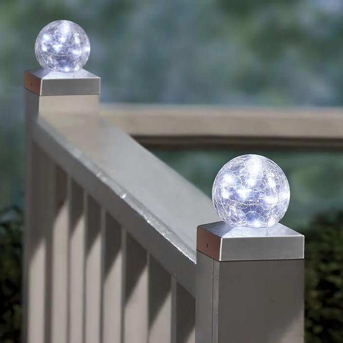 SUNNYPARK Solar Post Lights - Outdoor Post Cap Light for Fence Deck or Patio Garden Decoration- Solar Powered | Lumora