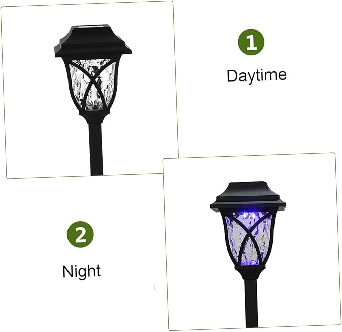4pcs Outdoor Solar Garden Lights Led Landscape Lighting Decorative Lights for Garden for Holiday Decorations