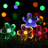 FULLBELL Easter Fairy Lights Flower String Lights 100LED 8 Flash Modes Cherry Blossom - Decorative Outdoor Light | Lumora