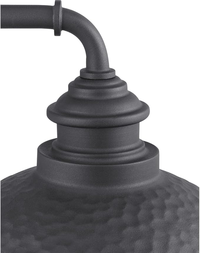 Progress Lighting Englewood Collection 1-Light Farmhouse Outdoor Medium Wall Lantern Light Textured Black, 10.38x12.00x12.00