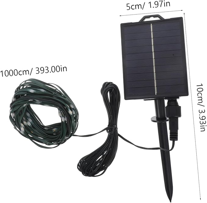 UPKOCH 4.5v Outdoor Solar Led Light Strip Cuttable String Lights for Decorative Lighting for Garden Home Shop