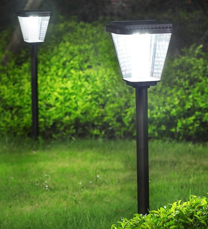 Solar Pathway Lights Outdoor Solar Powered Garden Light IP65 Waterproof Landscape Lighting Auto On/Off Solar Yard Lights for Walkway Driveway Landscape Lighting