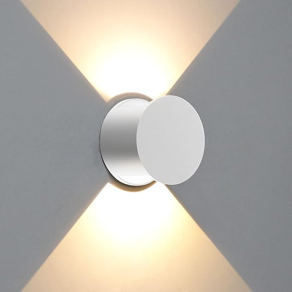 Kawell 8W Modern LED Wall Sconce Light Up Down Waterproof Outdoor Wall Lamp Indoor Hardwired for Bedroom Bathroom | Lumora