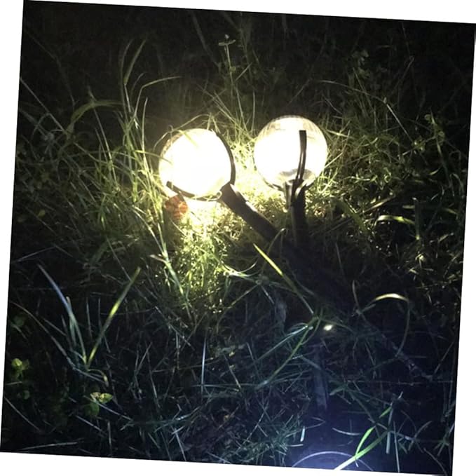 2pcs Solar Lawn Lights Outdoor Garden Solar Pathway Lights RGB Color-Changing Led, Solar-Powered Landscape Lighting for Patio and Yard Decor
