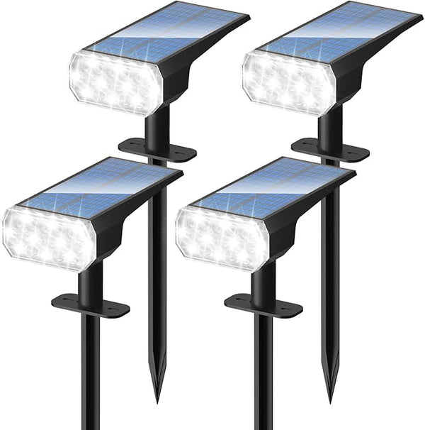 DINGLILIGHTING Solar Lights Outdoor Waterproof: IP65 Led Spot Light Decorations for Garden - 3 Lighting Modes Solar | Lumora