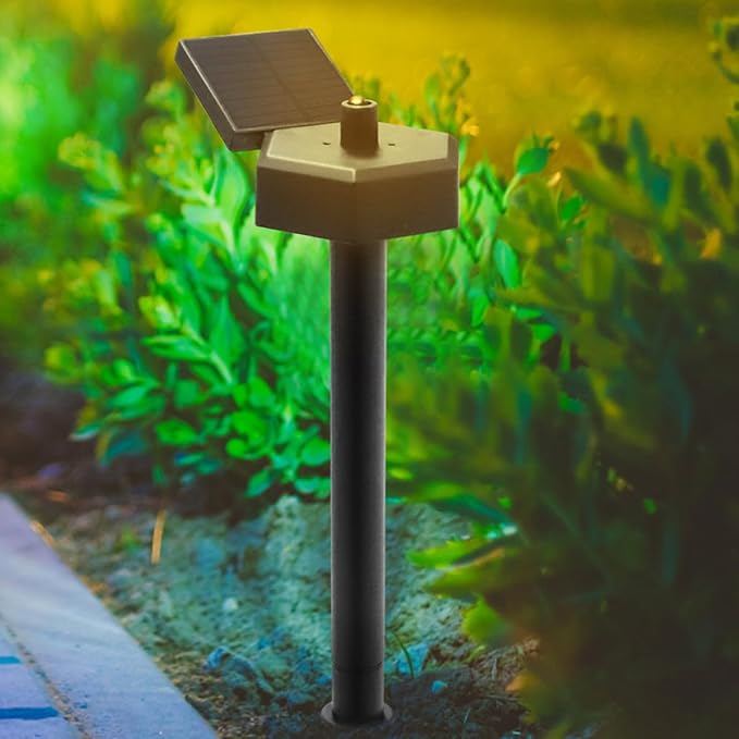 VICASKY 2pcs Solar Garden Pathway Lights Outdoor LED Waterproof Lawn Stake Lamps for Yard and Patio Decorative | Lumora