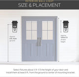 Kichler Cameron 14.25" 1 Light Outdoor Wall Light with Etched Linen Glass in Prairie Rock | Lumora