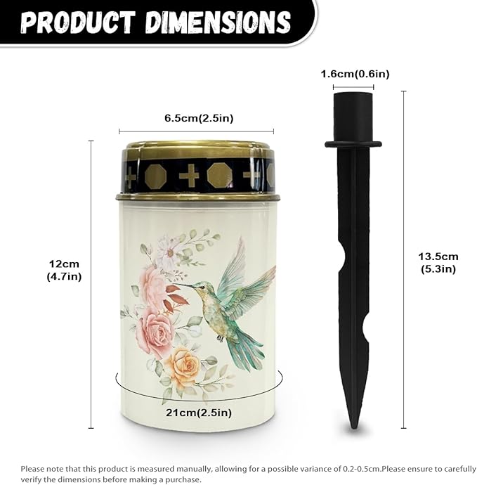 Hummingbirds Rose Solar Outdoor Lights Solar Garden Stake Lights Waterproof Pathway Lights Flameless Landscape | Lumora