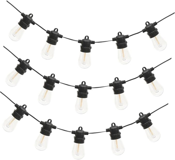 15m Led String Lights Outdoor Festive Canopy Lights for Parties Gardens and Christmas Decorations LEDs Us | Lumora