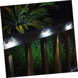 3pcs Led Railing Lights Solar Pathway Lights Solar Step Garden for Fence Patio Paths Walkway White | Lumora