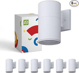 ASD 1 Light Outdoor Wall Light Fixture | 60W E26 Bulb Socket 120V ETL Cylinder Up Down Lights | | Lumora