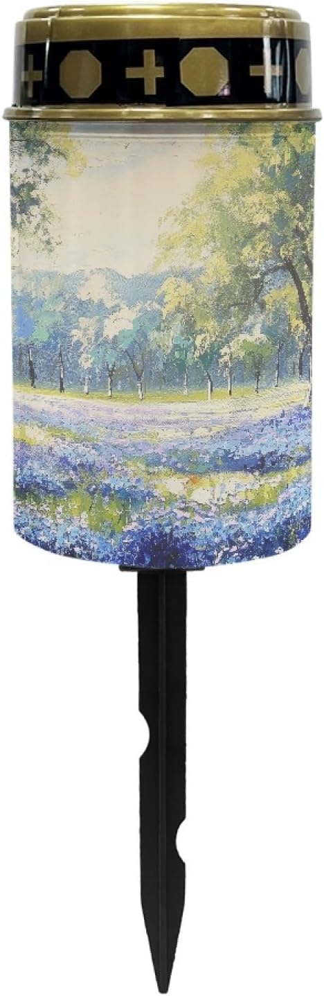 Lavender Solar Garden Lights Outdoor Waterproof Pathway Lights Decorations for Yard Patio Walkway Solar Stake Lights Outdoor Landscape Lighting-Warm White