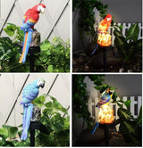 Solar Parrot Garden Lights, Outdoor Decor Figurine Stakes for Patio Waterproof Garden Light Decoration for Walkway | Lumora