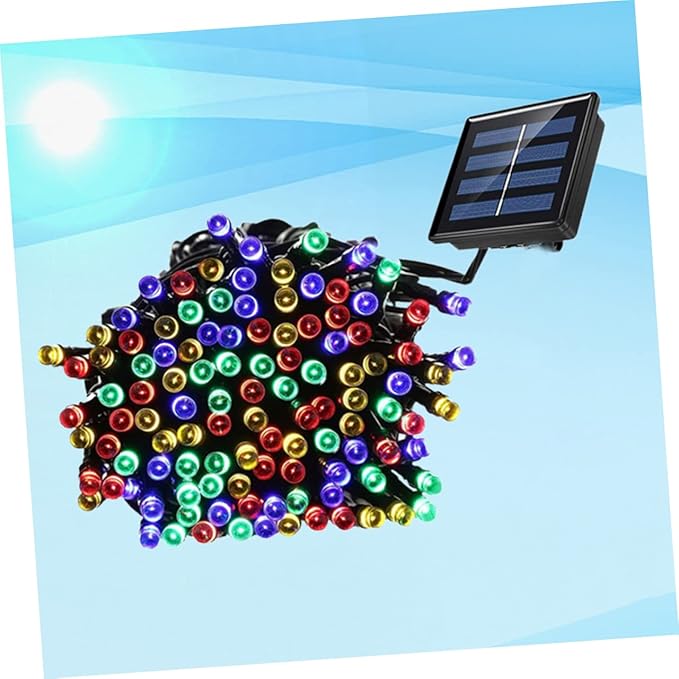 1Pc Solar LED String Lights Decorative Lights for Outdoor Garden Trees Patios Color Options Solar Powered Fairy | Lumora