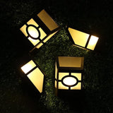 Ulalaza 4Pcs Solar Decking Lights RGB+ Changing Solar Step Lights Outdoor Waterproof Stair Lights for Fence, Deck | Lumora