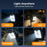 Solar Clip Light with Motion Sensor, 2026 New Portable Outdoor LED Light for Camping, Adjustable Clip On LED Light | Lumora