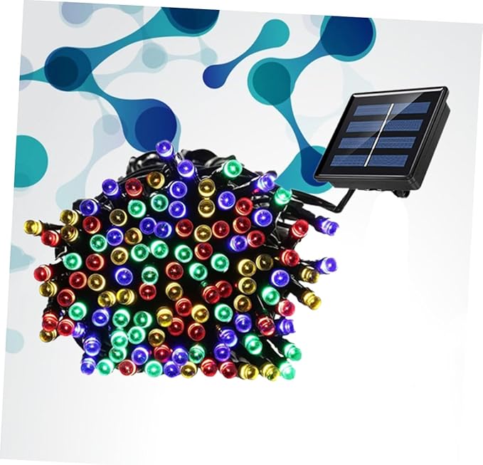 Solar Powered Outdoor LED String Lights LEDs Colors Decorative Garden Lawn Patio Fairy Lights for Christmas Wedding Party