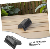 Cabilock 12pcs Solar LED Step Lights Warm White Outdoor Fence and Railing Lights Waterproof Solar Powered Deck | Lumora