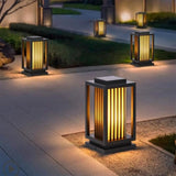 Outdoor Garden Column Lamp Fixture Courtyard Decor Pillar Light New Waterproof Pole Lights, Low Floor for Lawns | Lumora