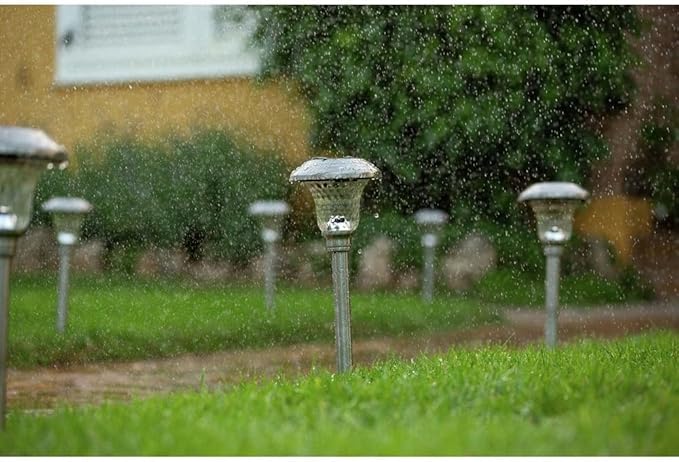 BLACK+DECKER Solar-Powered Outdoor Path Light - 8 Pack (BDSLPT8P)