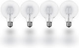 Novelty Lights 4 Pack G95 Edison Style LED Globe Light Bulb, 4 Watt (40 Watt Equivalent) - Decorative Outdoor Light | Lumora