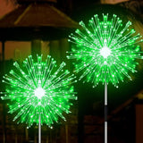 JJGoo Solar Firework Lights, 2 Pack 150 LEDs 2 Lighting Modes Solar Lights Outdoor Waterproof for Garden Patio | Lumora