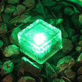 Solar Ice Glass Light,2 Packs Solar Powered Garden Lights, Waterproof IP68 Outdoor Table & Path Lights, Decorative | Lumora