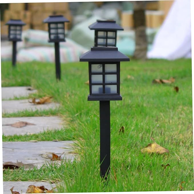ARTIBETTER Outdoor Solar Pathway Lights Durable Led Landscape Lighting for Lawn Patio Walkway Energy-Saving Easy Installation White Light