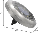 Solar Lights Outdoor， 2024 New Upgrade Disk Light， Solar in-ground Lights for Landscape Walkway Lawn Steps Decks | Lumora