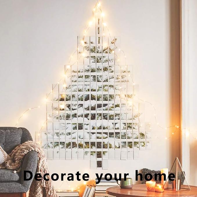 132 Feet 400 LEDs Copper Wire String Lights with Switch, Christmas Lights Indoor - Decorative Outdoor Light | Lumora