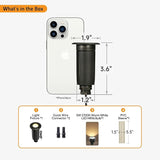 Gardenreet Brass Well Lights Low Voltage, 12V Flush Mount In Ground Landscape Lights with 2.5W 225LM MR8 LED Bulb | Lumora