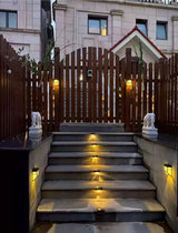 Ulalaza 4Pcs Solar Decking Lights RGB+ Changing Solar Step Lights Outdoor Waterproof Stair Lights for Fence, Deck | Lumora