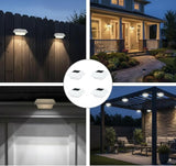 LYTIO NXT-40001 10 Lumens Integrated LED White Outdoor Solar Roof Gutter Light (4-Pack) | Lumora