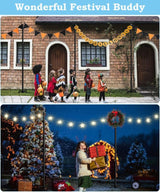10FT String Light Pole Stand | Outdoor String Lights Hanging, Use for Backyard, Garden, Patio, Party, Festival | Lumora