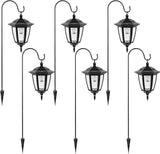 Viewsun 34 Inch Hanging Solar Lights, 6 Pack Shepherd Hook Lights with Shepherd Hooks Waterproof Outdoor Decorative | Lumora