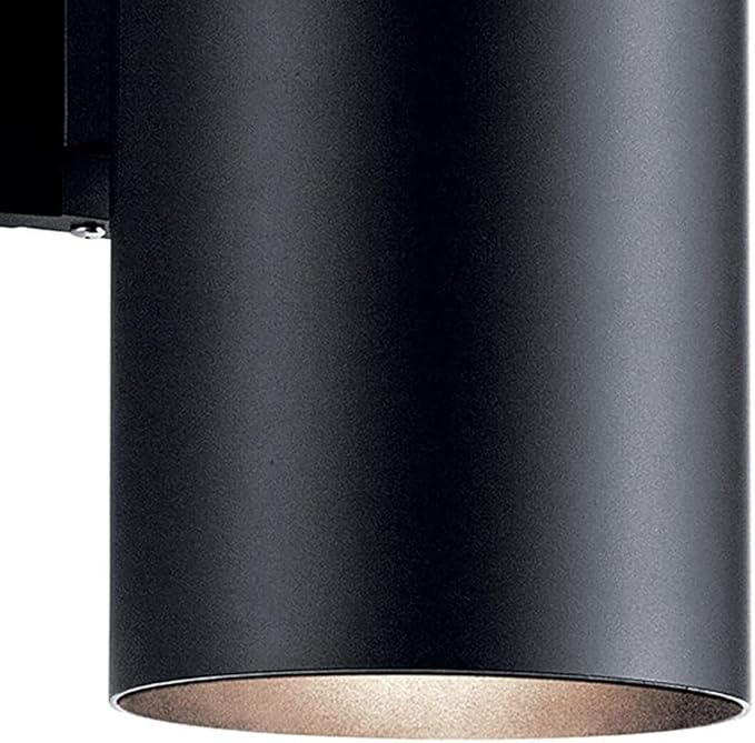 Kichler Cylinders 15" 2-Light Outdoor Cylinder Wall Sconce in Architectural Bronze, (15" H x 5.75 W), 9246AZ | Lumora