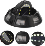 NUOBESTY 4Pcs Solar Ground Lights Outdoor Patio Pathway Landscape Lighting with Rotatable Side Glow Design Easy | Lumora