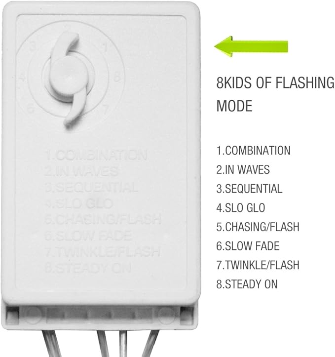 LED Net Mesh Fairy String Decorative Lights 204 LEDs 9.84 Ft x 6.56 Ft Warm White Outdoor Tree-wrap Light 8 Modes Low Voltage for Christmas Wedding Garden Decorations